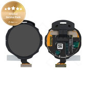 Wyświetlacz do Samsung Galaxy Watch 4 Classic 46mm R895, Ekran dotykowy i ramka, GH96-14426A, Czarny, Black, Genuine Service Pack