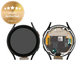 Wyświetlacz do Samsung Galaxy Watch 4 44mm R870 R875, Ekran dotykowy i ramka, GH97-26410A, Czarny, Black, Genuine Service Pack