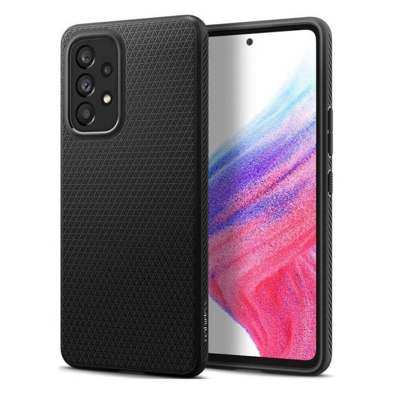 Etui do Samsung A53 5G, Liquid Air, Matte Black, Spigen