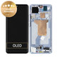 Wyświetlacz do Xiaomi 12, 12X, Ekran dotykowy z ramką, 5600040L3A00, Niebieski, Blue, Genuine Service Pack
