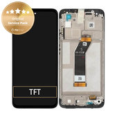 Wyświetlacz do Xiaomi Redmi 10 (2022) 21121119SG, 22011119UY, Ekran dotykowy z ramką, 560001K19S00, Carbon Gray, Genuine Service Pack