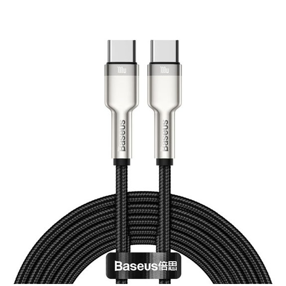 Kabel USB-C / USB-C (2m), Czarny, Black, Baseus