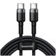 Kabel USB-C / USB-C (2m), czarny, black, Baseus