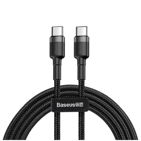 Kabel USB-C / USB-C (2m), Czerny, Czarny, Black, Baseus