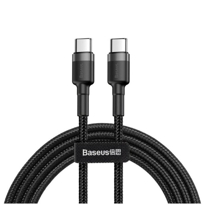 Kabel USB-C / USB-C (2m), Czerny, Czarny, Black, Baseus