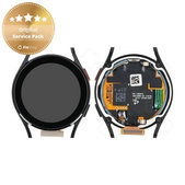 Wyświetlacz do Samsung Galaxy Watch 4 40mm R865, Ekran dotykowy z ramką, GH82-28815A, Czarny, Black, Genuine Service Pack