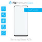 Szklo hartowane do Samsung A21s, FullCover Glass, FixPremium