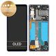 Wyświetlacz do Sony Xperia 10 IV XQCC54, Ekran dotykowy z ramką, Lawendowy, Lavender, A5047176A, Genuine Service Pack