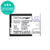 Bateria dla CPA Halo 11, 1300mAh, Li-Ion, 3.7 V, RCB571, HQ