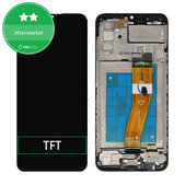 Wyświetlacz do Samsung A02s A025F, Ekran dotykowy z ramką, TFT