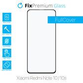 Szklo hartowane do Xiaomi Redmi Note 10, 10S, FullCover Glass, FixPremium