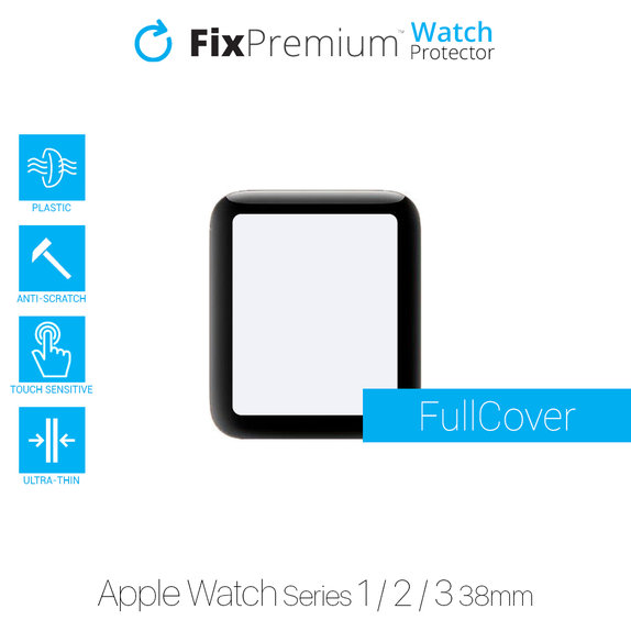 Plexiglas do Watch 1, 2, 3 (42mm), Przezroczysty, Transparent, FixPremium