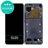 Wyświetlacz OLED do Xiaomi Mi 11 M2011K2G, Ekran dotykowy z ramką, Violet