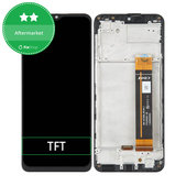 Wyświetlacz do Samsung A23 A236B, Ekran dotykowy z ramką, TFT