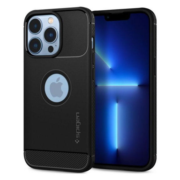 Etui do iPhone 13 Pro Max, Rugged Armor, Czarny, Black, Spigen
