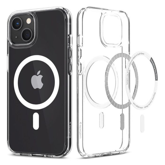 Etui z MagSafe do iPhone 13, Ultra Hybrid, Biały, White, Spigen