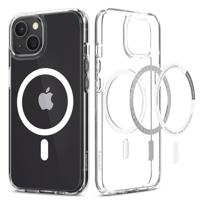 Etui z MagSafe do iPhone 13, Ultra Hybrid, Biały, White, Spigen