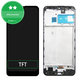 Wyświetlacz do Samsung M30s M307F, Ekran dotykowy z ramką, Czarny, Black, TFT