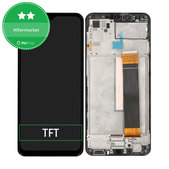 Wyświetlacz do Samsung M33 5G M336B, Ekran dotykowy z ramką, Czarny, Black, TFT