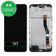 Wyświetlacz do Samsung M20 M205F, Ekran dotykowy z ramką, Czarny, Black, TFT