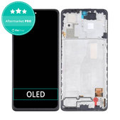 Wyświetlacz OLED do Xiaomi Redmi Note 10 Pro, Ekran dotykowy z ramką, Czarny, Black