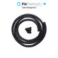 Organizer kabli, Tuba 10mm, długość 2M, Czarny, Black, FixPremium
