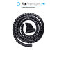 Organizer kabli, Tuba 16mm, długość 2M, Czarny, Black, FixPremium