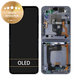 Wyświetlacz do Samsung Z Flip 4 F721B, Ekran dotykowy z ramką, GH82-29440D, GH82-30238D, GH82-30239D, GH82-29441D, Niebieski, Blue, Genuine Service Pack