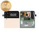 Wyświetlacz (External) do Samsung Z Flip 4 F721B, Ekran dotykowy z ramką, GH97-27947C, Pink Gold, Genuine Service Pack