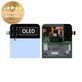 Wyświetlacz (External) do Samsung Z Flip 4 F721B, Ekran dotykowy z ramką, GH97-27947D, Niebieski, Blue, Genuine Service Pack