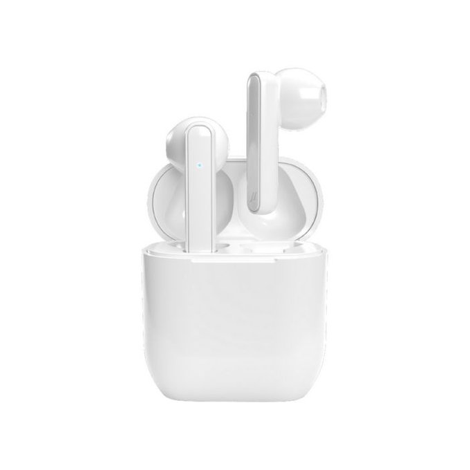 Sluchawki Bluetooth TWS NUBOX, Biały, White, Music Hero