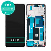 Wyświetlacz OLED do Realme 9 Pro Plus RMX3392, RMX3393, Ekran dotykowy z ramką
