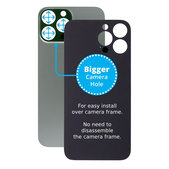 Tylne szklo z duza dziura na aparat do iPhone 13 Pro Max, Alpine Green