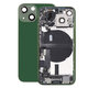 Tylna obudowa z malymi czesciami do iPhone 13 Mini, Zielony, Green