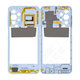 Ramka srodkowa do Samsung A23 A236B, GH98-47823C, Awesome Blue, Genuine Service Pack