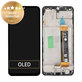 Wyświetlacz do Samsung A23 A236B, Ekran dotykowy z ramką, GH82-29734A, GH82-29735A, (Black), Genuine Service Pack