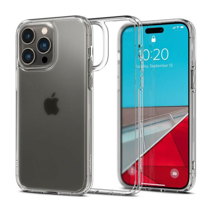Etui do iPhone 14 Pro, Ultra Hybrid, Frost Clear, Spigen