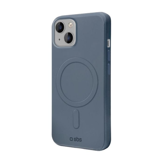 Etui z MagSafe do iPhone 14 Plus, Smooth Mag, Niebieski, Blue, SBS