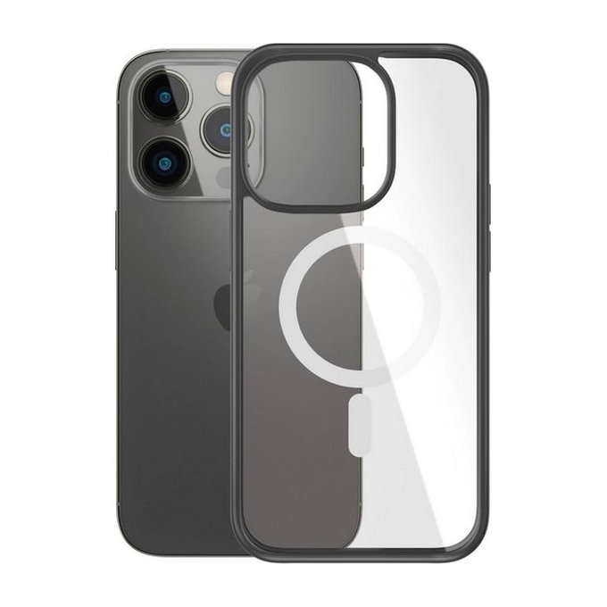 Etui z MagSafe do iPhone 14 Pro, ClearCase, Czarny, Black, PanzerGlass