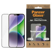 Szkło hartowane UWF AB z aplikatorem do iPhone 14 Plus/13 Pro Max, Czarne, PanzerGlass