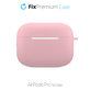 Etui silikonowe do AirPods Pro, Różowy, Pink, FixPremium