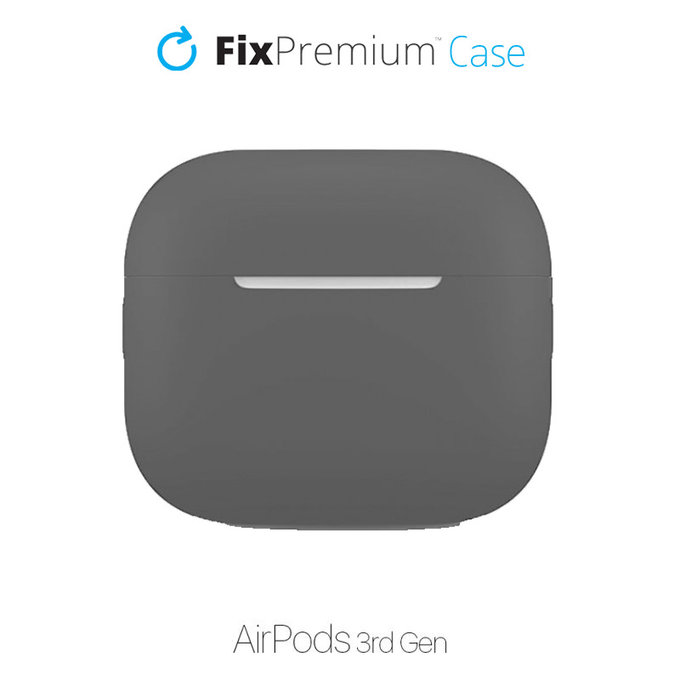 Etui Silikonowe do AirPods 3, Space Gray, FixPremium