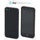 Silikonowe etui do iPhone 7, 8, SE 2020 i SE 2022, Czarny, Black, FixPremium