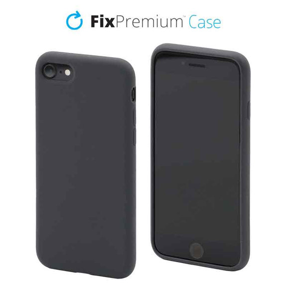 Etui Silikonowe do iPhone 7, 8, SE 2020, SE 2022, Space Gray, FixPremium