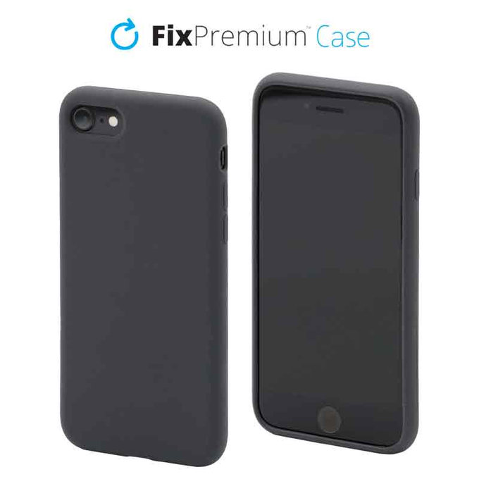 Etui Silikonowe do iPhone 7, 8, SE 2020, SE 2022, Space Gray, FixPremium