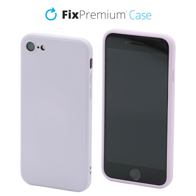 Etui Silikonowe do iPhone 7, 8, SE 2020, SE 2022, fioletowy, purple, FixPremium