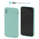 Etui Silikonowe do iPhone X, XS, light cyan, FixPremium