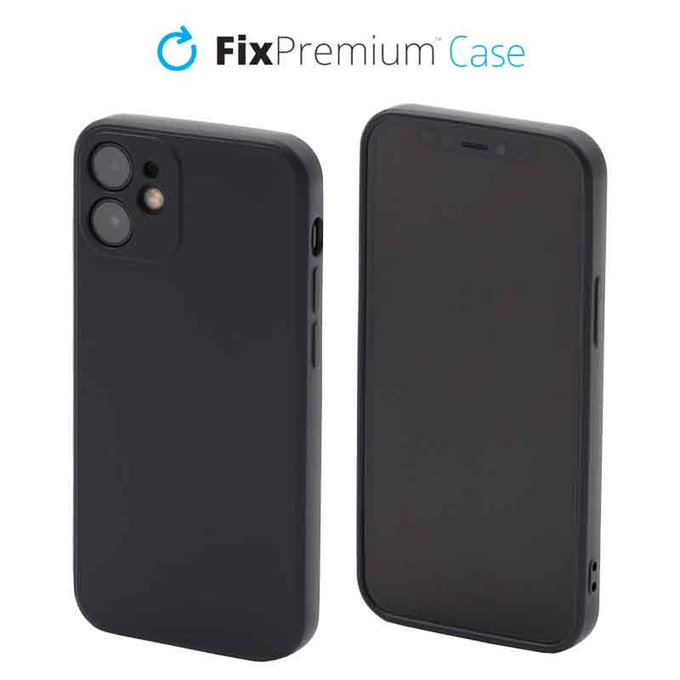 Etui Silikonowe do iPhone 12 mini, czarny, black, FixPremium