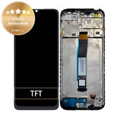 Wyświetlacz do Xiaomi Redmi 10C 220333QAG, 220333QBI, Ekran dotykowy z ramką, 560001C3QA00, Carbon Gray, Genuine Service Pack