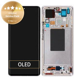 Wyświetlacz do Xiaomi 12 Pro 2201122C, 2201122G, Ekran dotykowy z ramką, Fioletowy, Purple, 56000500L200, Genuine Service Pack